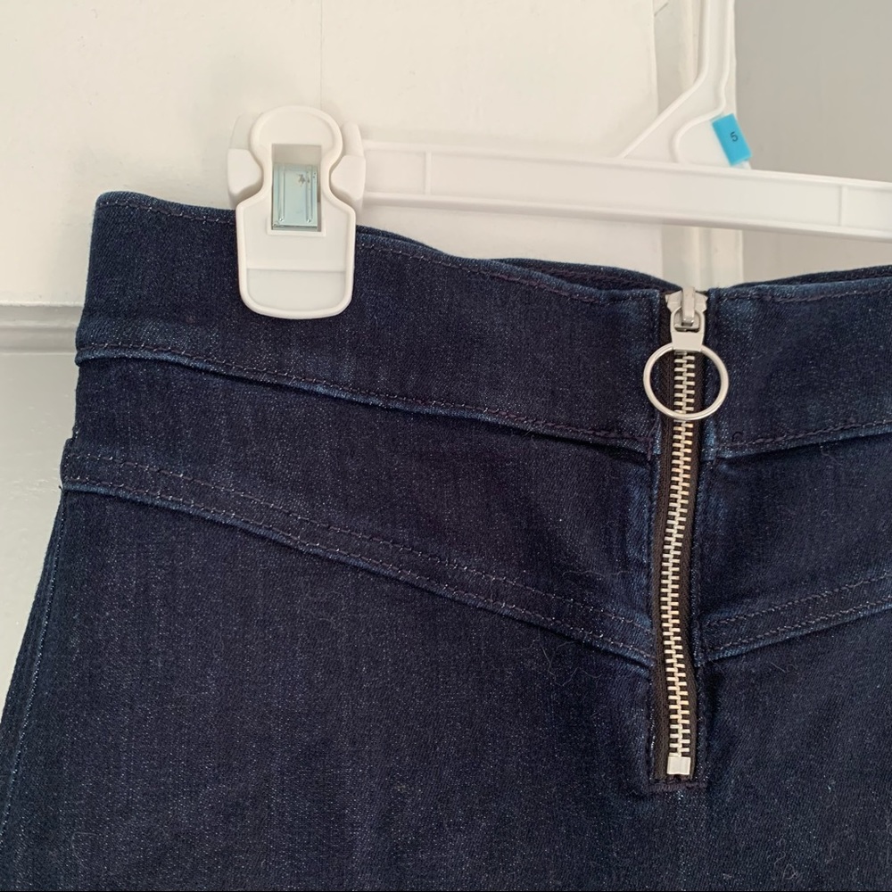 Wide, Straight-legged Denim Pants